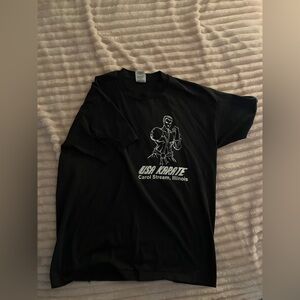 Fruit of the Loom Black Karate Graphic Tee